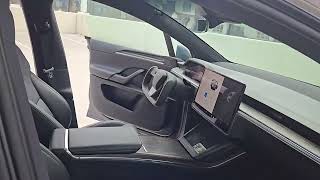2022 Midnight Silver Metallic Model X Long Range 6 Seats Tesla Model X Midnight Silver