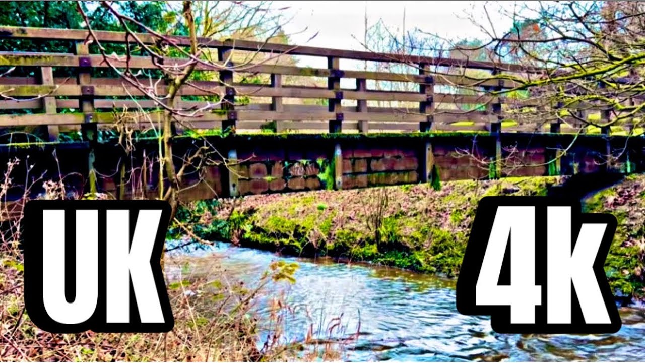 Relaxing walk in Bramhall Park | Manchester | 4k Nature