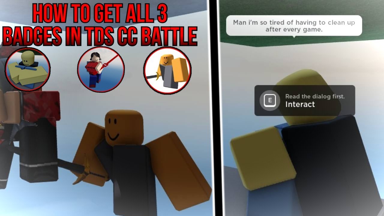 How to get all 3 badges in TDS cc Battle YouTube