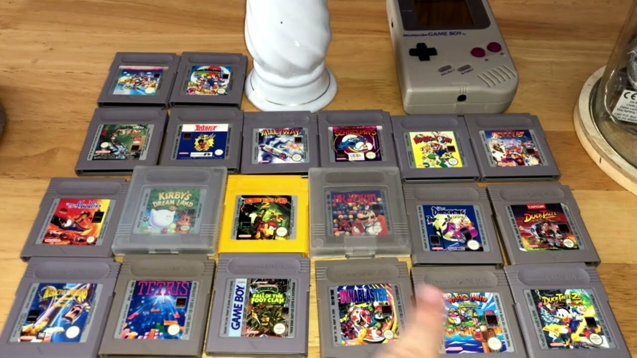Notre collection de jeux GameBoy en 2023.  Quel titre aimez vous le plus dans notre collection ?