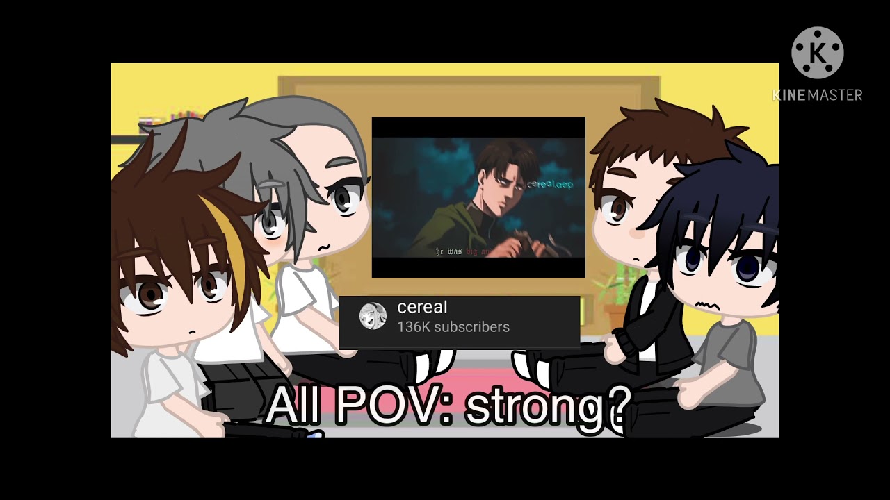 Haikyuu reacts to hinatas past || hinata as Levi || Repost ||