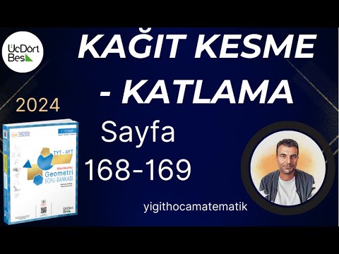 KAĞIT KESME VE KATLAMA PRATİĞİ | 345 GEOMETRİ 2024 ÇÖZÜMLERİ