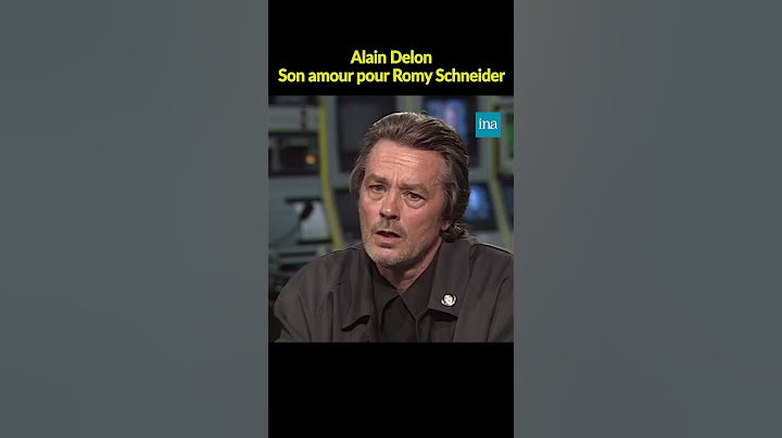 Alain Delon : son amour pour Romy Schneider #INA #Shorts #Delon #Amour