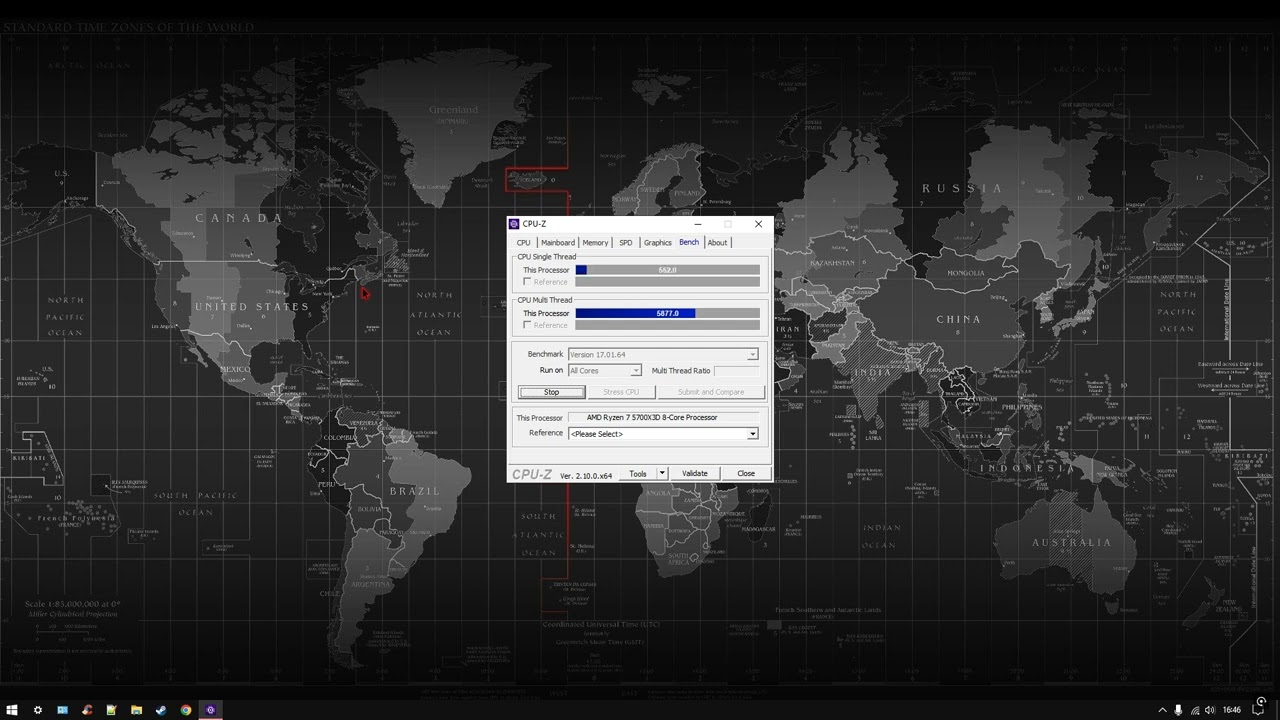 ryzen 7 5700x3d cpu-z