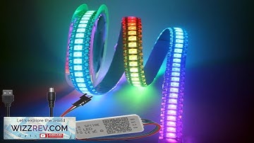 WS2812B Led Strip With SP110E USB Bluetooth Controller WS2812 30/60/144 Pixels/m RGB Review