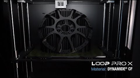 LOOP PRO X - Rim 3D Printing Timelapse