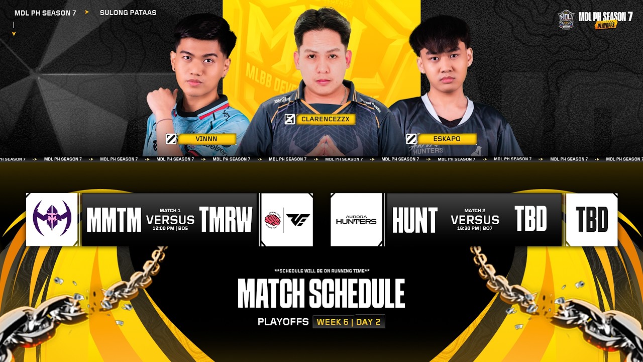 🔴 LIVE | MDL PH S7 | FILIPINO - PLAYOFFS DAY 2