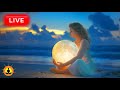 🔴 Relaxing Nighttime Music 24/7, Deep Sleep Hypnosis, Sleep Meditation, Spring Night Ambience, Waves