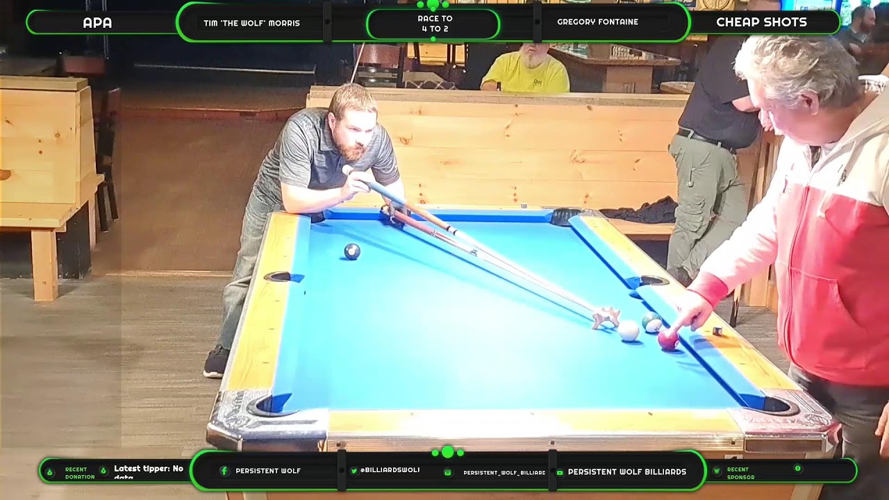Image of video the Tim  'The Wolf' Morris vs - Gregory Fontaine APA - Wolf Pack Stream 8