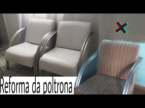 Diy: reformando poltrona em casa/ trocando o tecido.