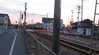 20170301 JR特急 サンライズ出雲(東京→出雲市)岡山市庭瀬駅付近
