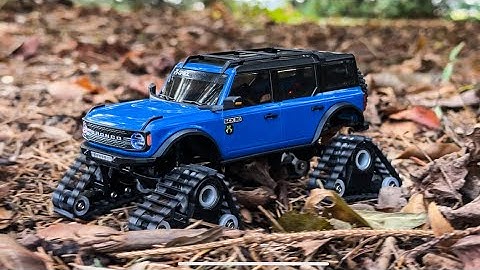 Turning the SCX30 Into a Mini Monster — Custom Tracks in Action!