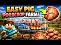 Automatic Pig Farm 🐷⚙️ Minecraft | Easy &amp; OP Build!"#minecraft 