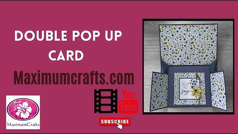 Double Pop Up card