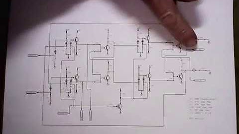 Detailed schematic of " jk" "flip flop" using transistors.