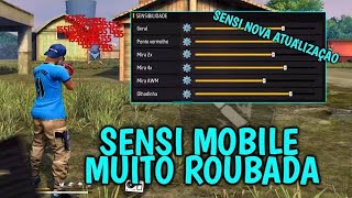 SENSI NOVA ATUALIZAÇÃO VIP😈⚙️ MIRA NÃO TREME! A MELHOR SENSIBILIDADE PARA SUBIR CAPA NO FREE FIRE