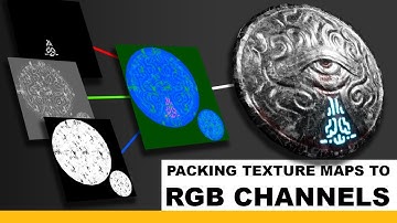 Unreal Engine 5 & Photoshop - Packing PBR texture maps to RGB channels for Unreal Engine 5