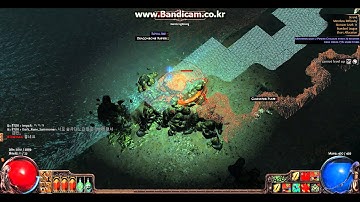 PathOfExile Scion(cyclone) 71 level map