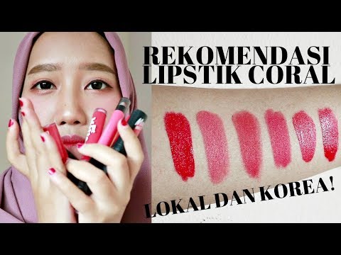 Rekomendasi Matte Lipstick Coral Lokal dan Korea