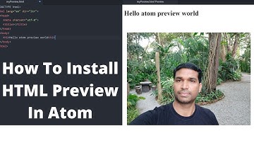 How To Install Html Preview in Atom |Easy|2021