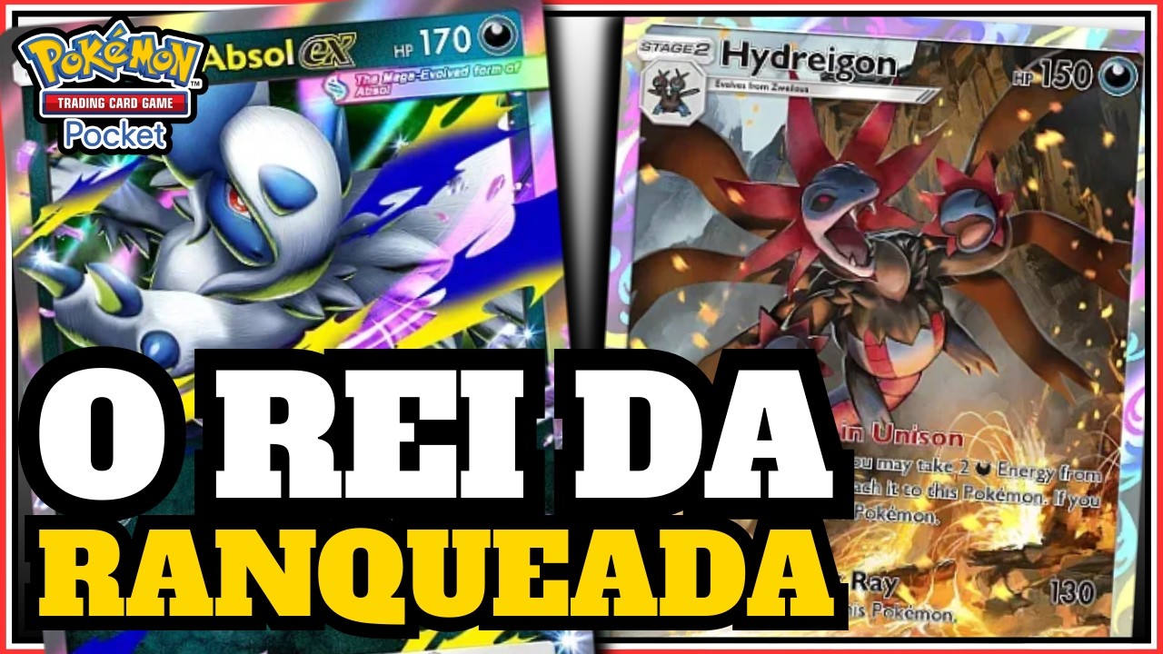 DECK de HYDREIGON e MEGA ABSOL VAI DOMINAR a RANQUEADA | Pokémon TCG Pocket