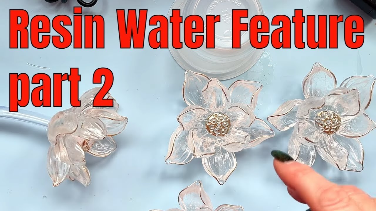 #262 Epoxy Resin Water Feature Pt 2 - DIY Home Decor 2024 #intoresin #just4youonlineuk - YouTube
