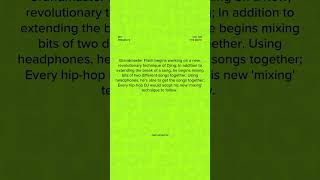 Grandmaster Flash Is The Father of DJ'ing! #Shorts #BETHipHop50