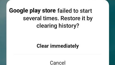 Fix google play store failed to start several times restore it by clearing history realme | oppo
