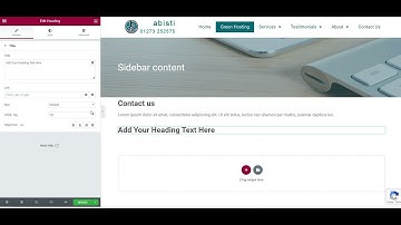 Create and add a sidebar to Elementor Pro in 3 minutes 2022