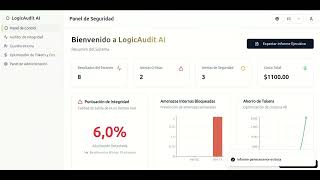 LogicAudit AI | Enterprise Integrity &amp; Asset Protection Dashboard [Hackathon Demo]