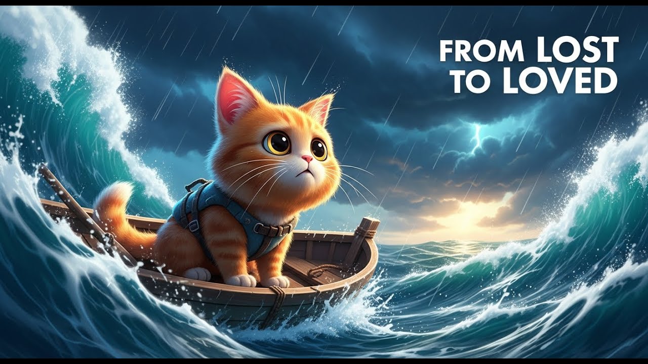 From Lost to Loved: An Orange Cat's Heartwarming 3D Animation Rescue Story