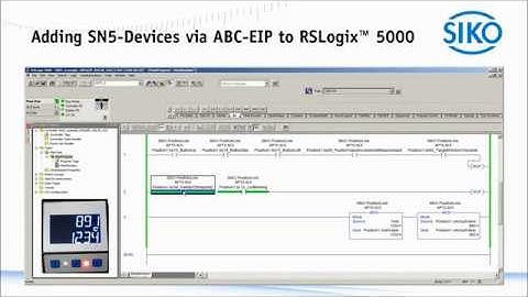 SIKO - Adding RS485 devices with SIKONET-5 protocol to RSLogix™ 5000