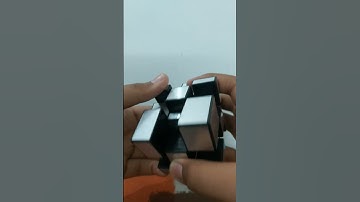 Checkerboard Pattern on Mirror cube #cubing #shorts