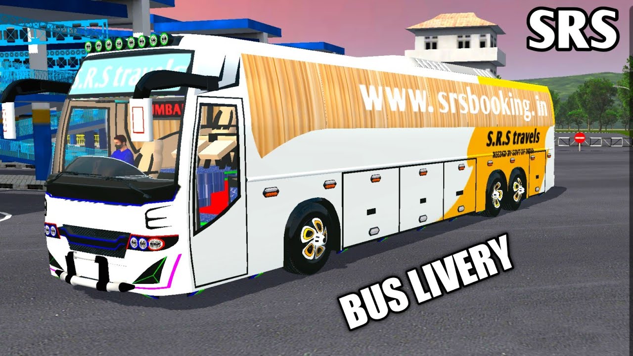 S. R. S travels bus livery Volvo bus mod