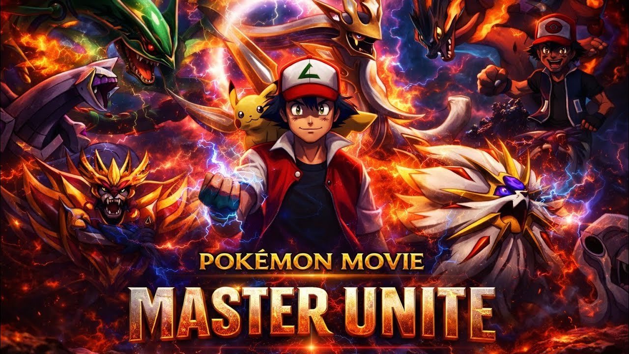 Pokemon Movie : Master Unite The Final Battle || Ash Vs His Dad || Legendary Battle || Hindi