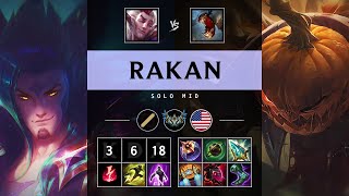 Rakan Mid vs Fiddlesticks - NA Challenger Patch 25.19