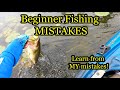 Fishing mistakes i learned the hard way  fishing basics