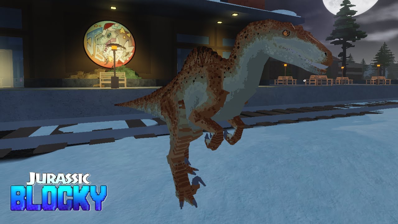SPINACLAVUS SHOWCASE IN JURASSIC BLOCKY!