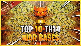 Top 10 Th14 Anti 3 Star War Bases With Links| Unbeatable Th14 Bases 2021 | Best TH14  Base Layout |