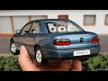 1:18 Opel Omega B CD, Polar blue metallic - Triple9 [Unboxing]