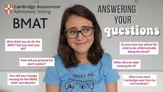 Answering your Questions about the BMAT - Experience, Preparation Advice & Exam Tips | AD