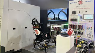 SLINE Servo Linear Actuator with 3DOF Motion Platform at Saha Expo!