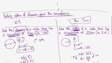 Y10 - Circles working backwards