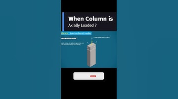 When Column is Axially Loaded  #shorts #civil #columnfoundation  #structuralengineering