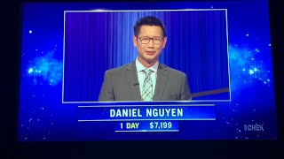 Jeopardy Intro U0026 1st Daily Double  Daniel Nguyen Day 2 51222