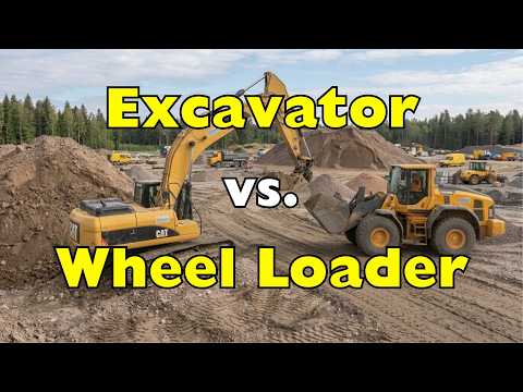 Excavator vs. Wheel Loader: What's Different?