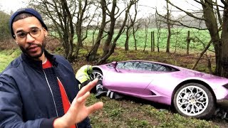 Bitcoin Investor Crashes £290k Lamborghini in a Ditch