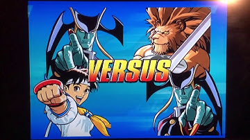 Capcom Fighting Evolution (PS3) - Jedah and Sakura