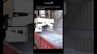 Robots are taking over one of logistics toughest jobs .. #technology #robots #explore #reels