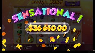 22000$ EXTRA JUICY MEGAWAYS MASSIVE WIN 🎅🏻🐠🔮 many bounces New Slot 1xbet screenshot 4